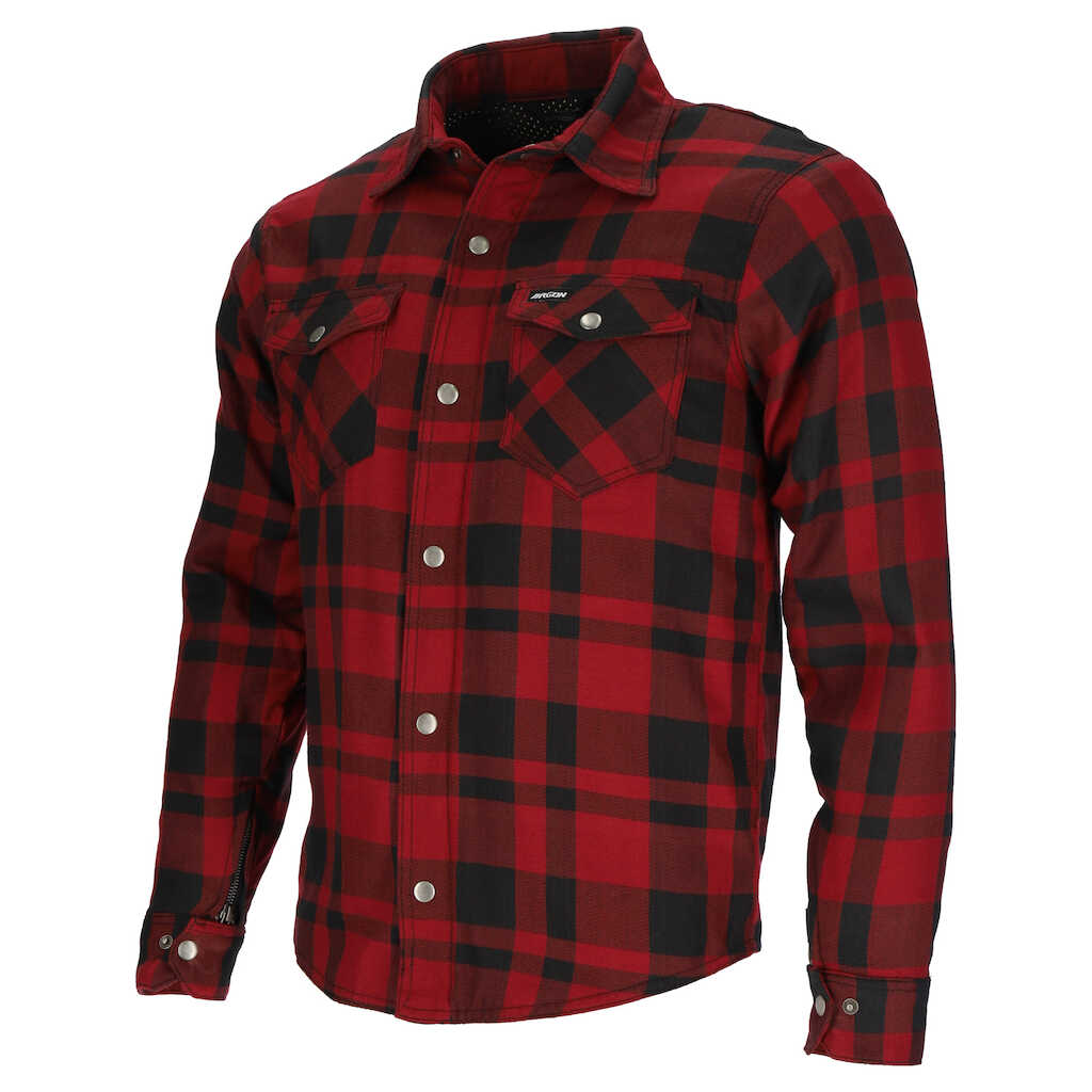 Argon Savage Flanno - BLK RED