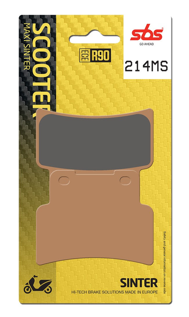 SBS FRICTION - Sinter Front Scooter Brake Pads (SBS 892) - 214MS-