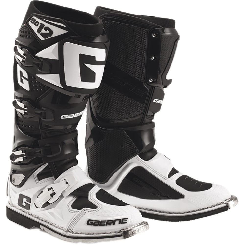 GAERNE SG-12 BOOTS BLACK/WHITE 47 (12) #