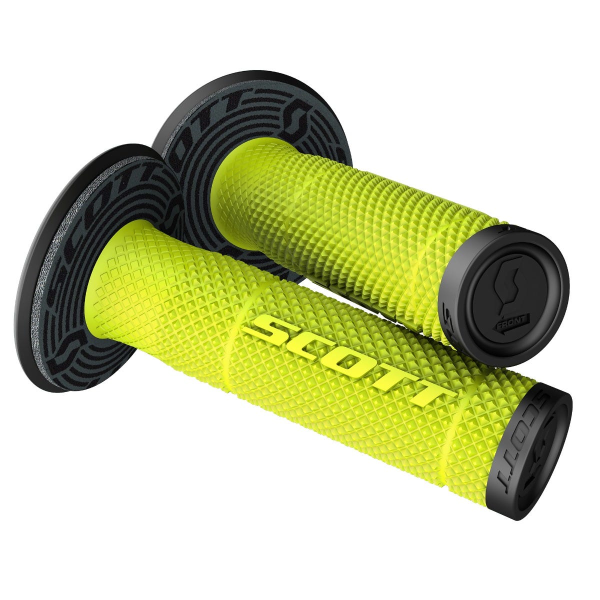 SCOTT GRIP SX II Black/Neon Yellow w/ donuts