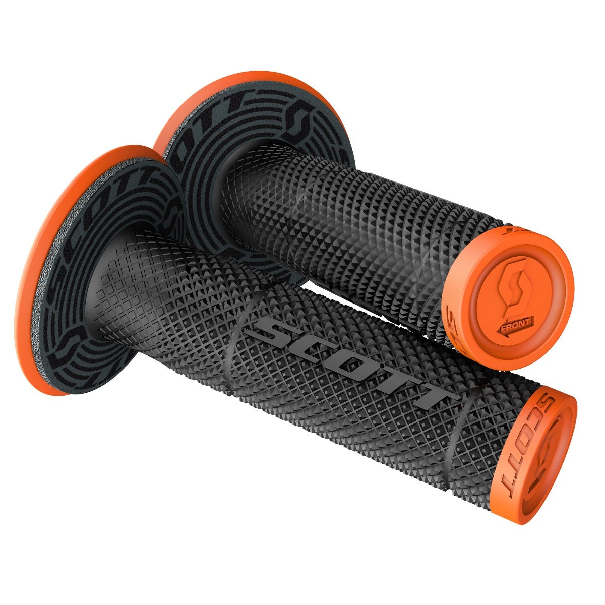 SCOTT GRIP SX II Orange/black w/ donuts