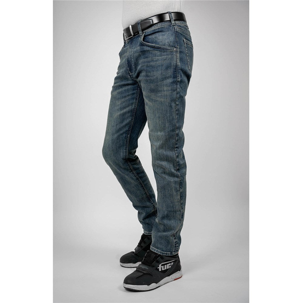 BULL-IT 24 MENS AJAX STRAIGHT (AA) REGULAR - STEEL BLU (34)