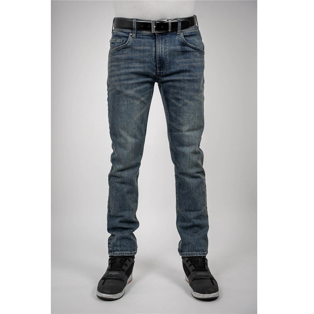 BULL-IT 24 MENS AJAX STRAIGHT (AA) REGULAR - STEEL BLU (34)