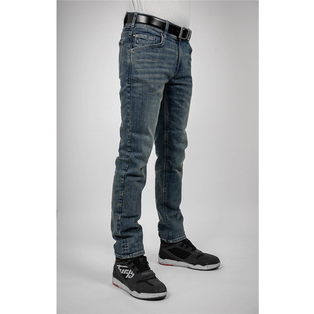 BULL-IT 24 MENS AJAX STRAIGHT (AA) REGULAR - STEEL BLU (34)