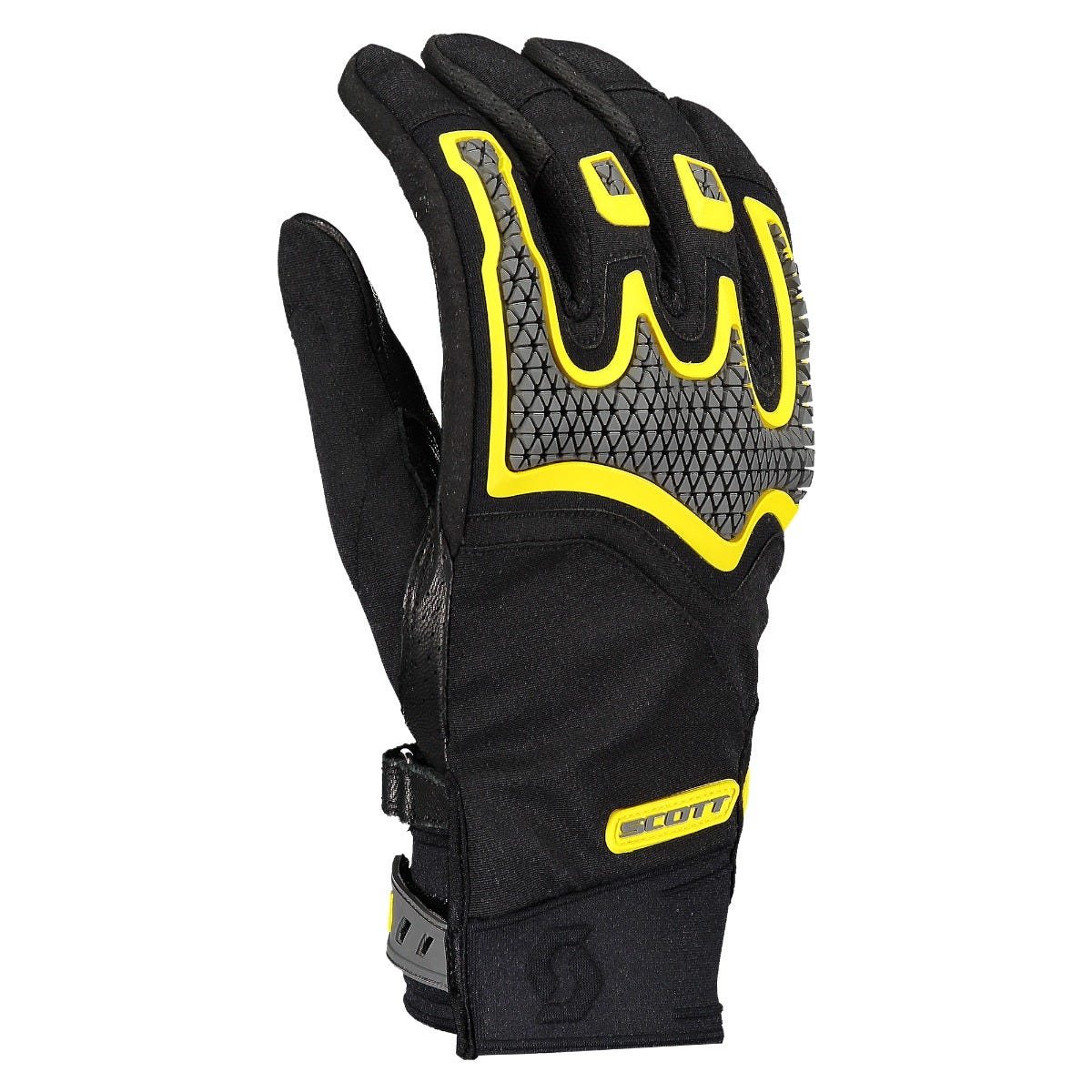 SCOTT Dualraid Glove black/cyber yellow M