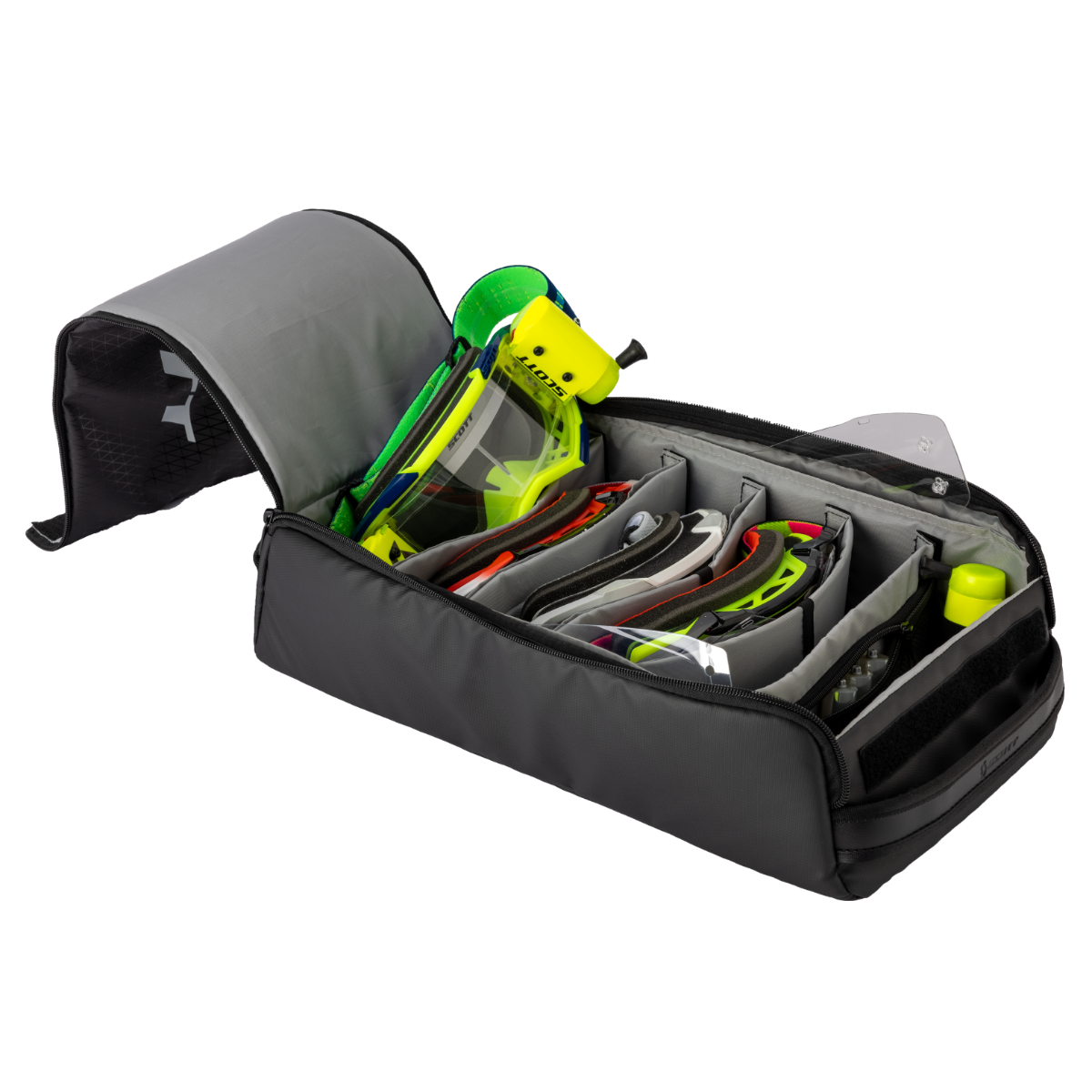 SCOTT 5 Goggle Case black/dark grey