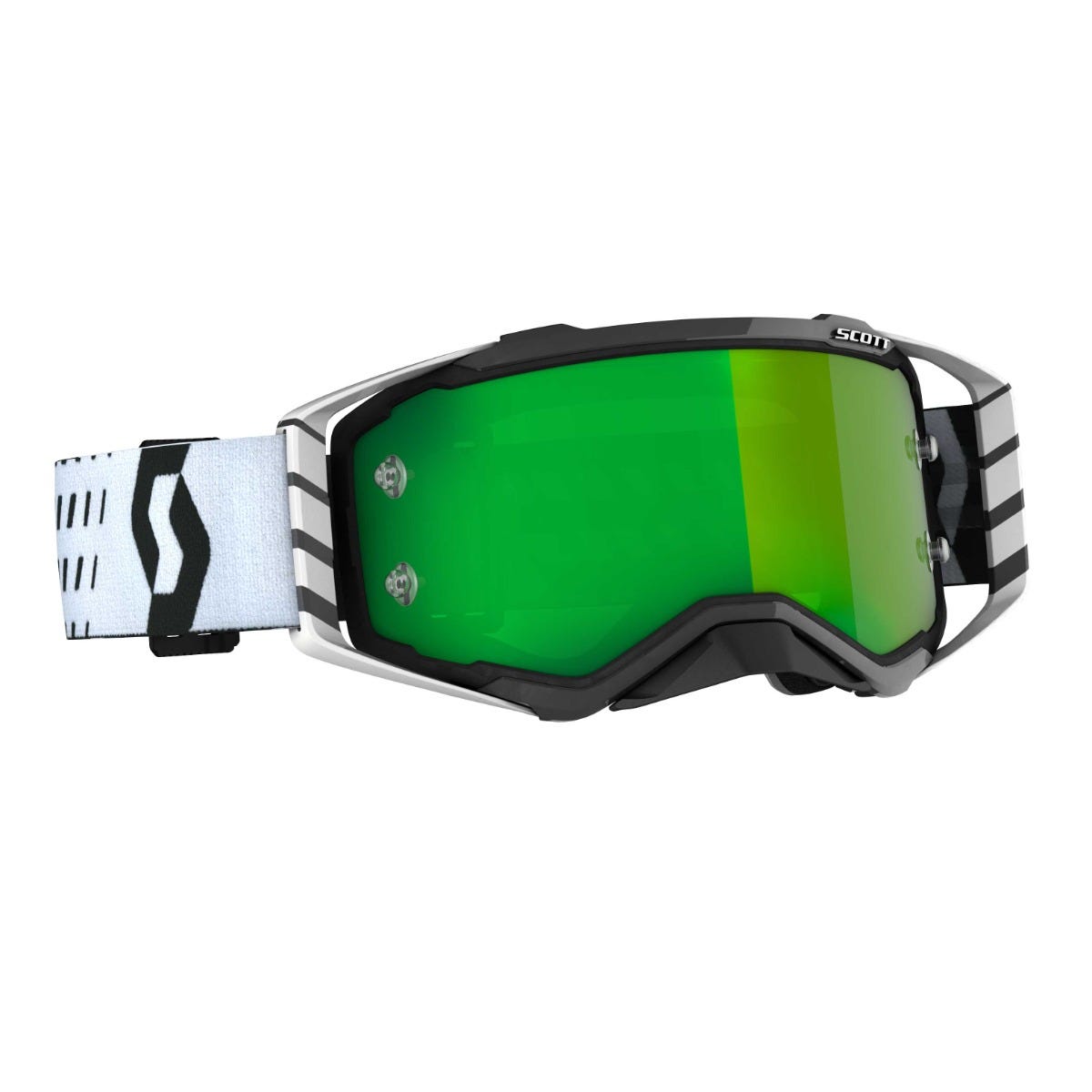 SCOTT Prospect Goggle - black/white | green chrome lens