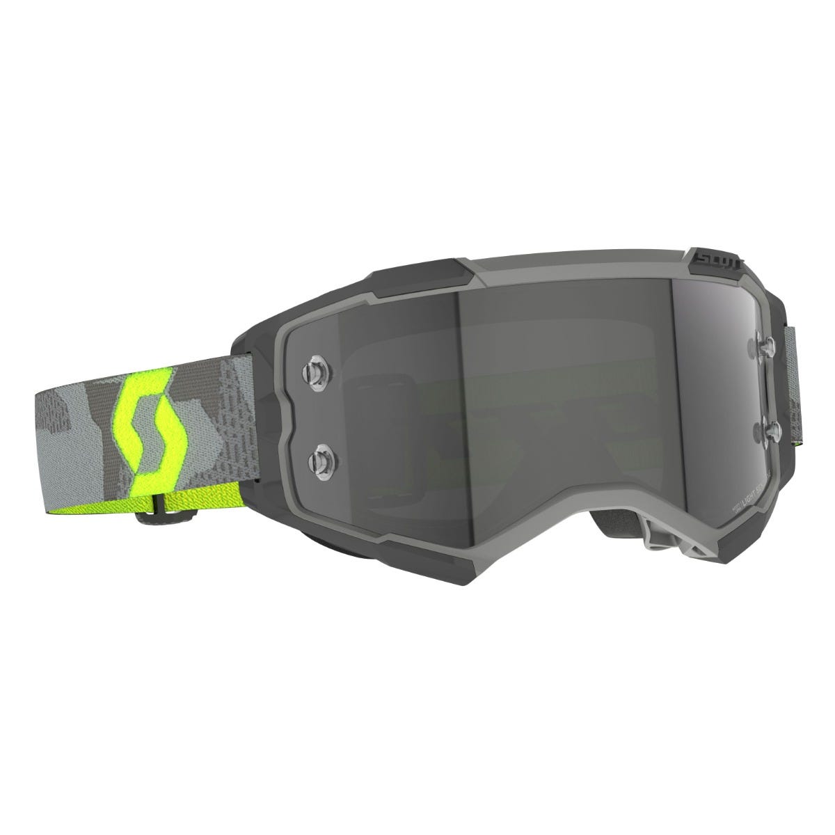 SCOTT Fury Light Sensitive Goggle - light grey/neon yellow | light sensitive grey lens