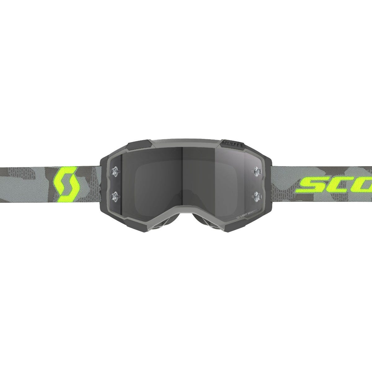 SCOTT Fury Light Sensitive Goggle - light grey/neon yellow | light sensitive grey lens