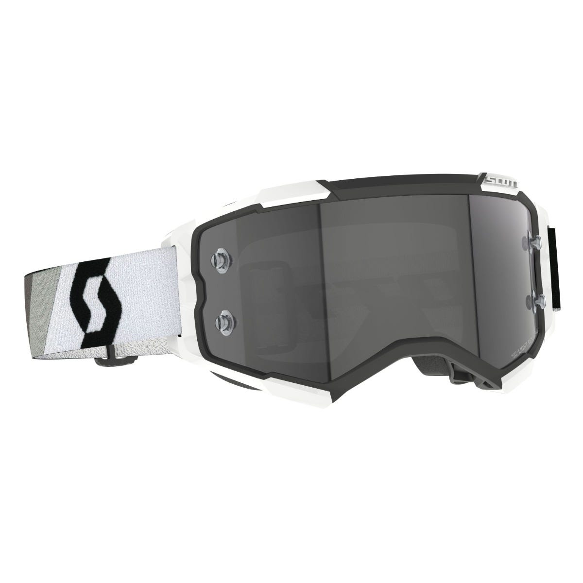SCOTT Fury Light Sensitive Goggle - premium black/white | light sensitive grey lens