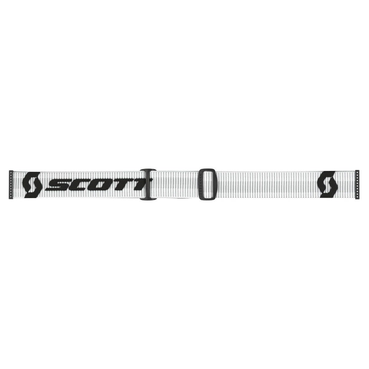 Scott Fury Goggle white blu chr work