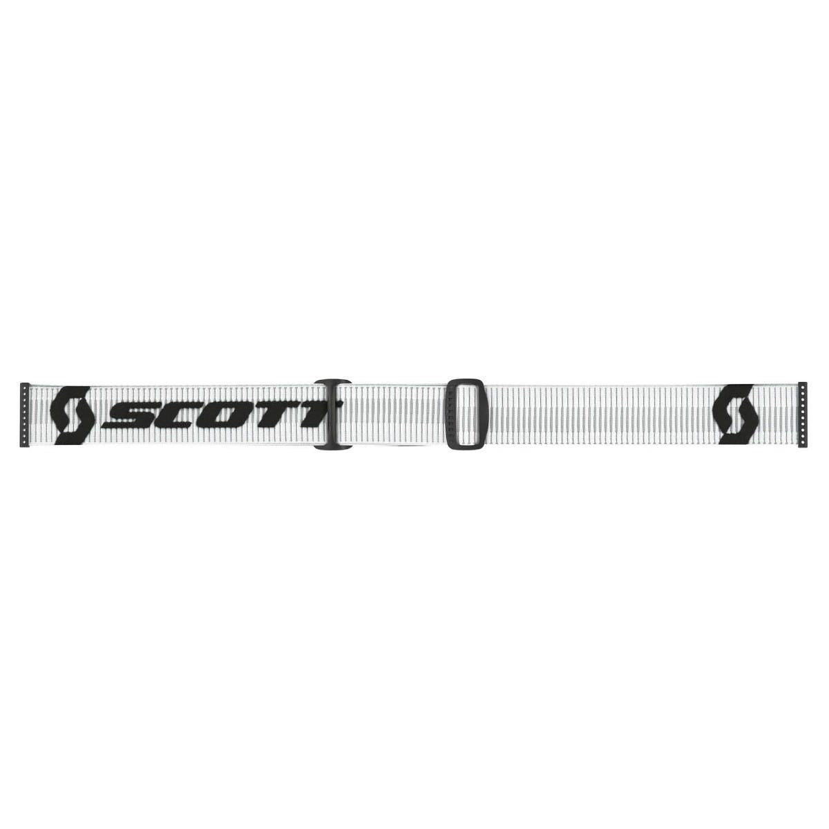 SCOTT Fury Goggle - white | blue chrome lens