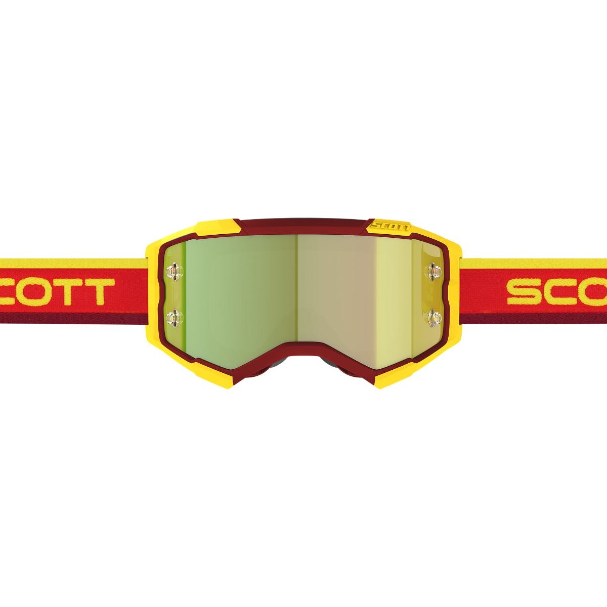 Scott Fury Heritage red/yellow yellow chrome works