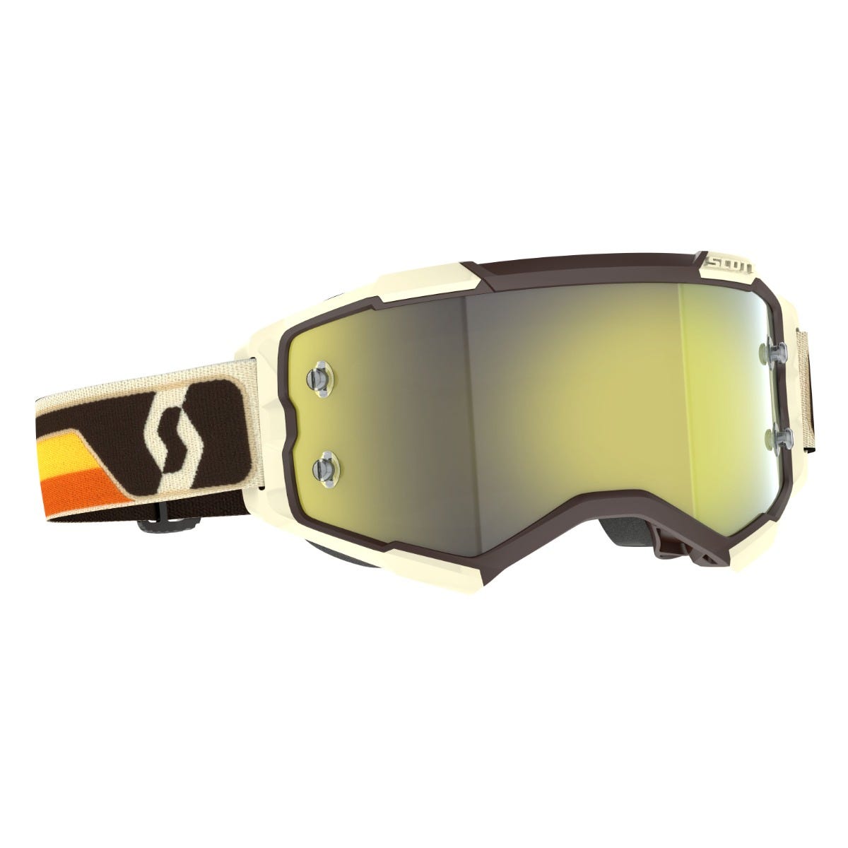 SCOTT Fury Goggle - deep brown/beige | yellow chrome lens