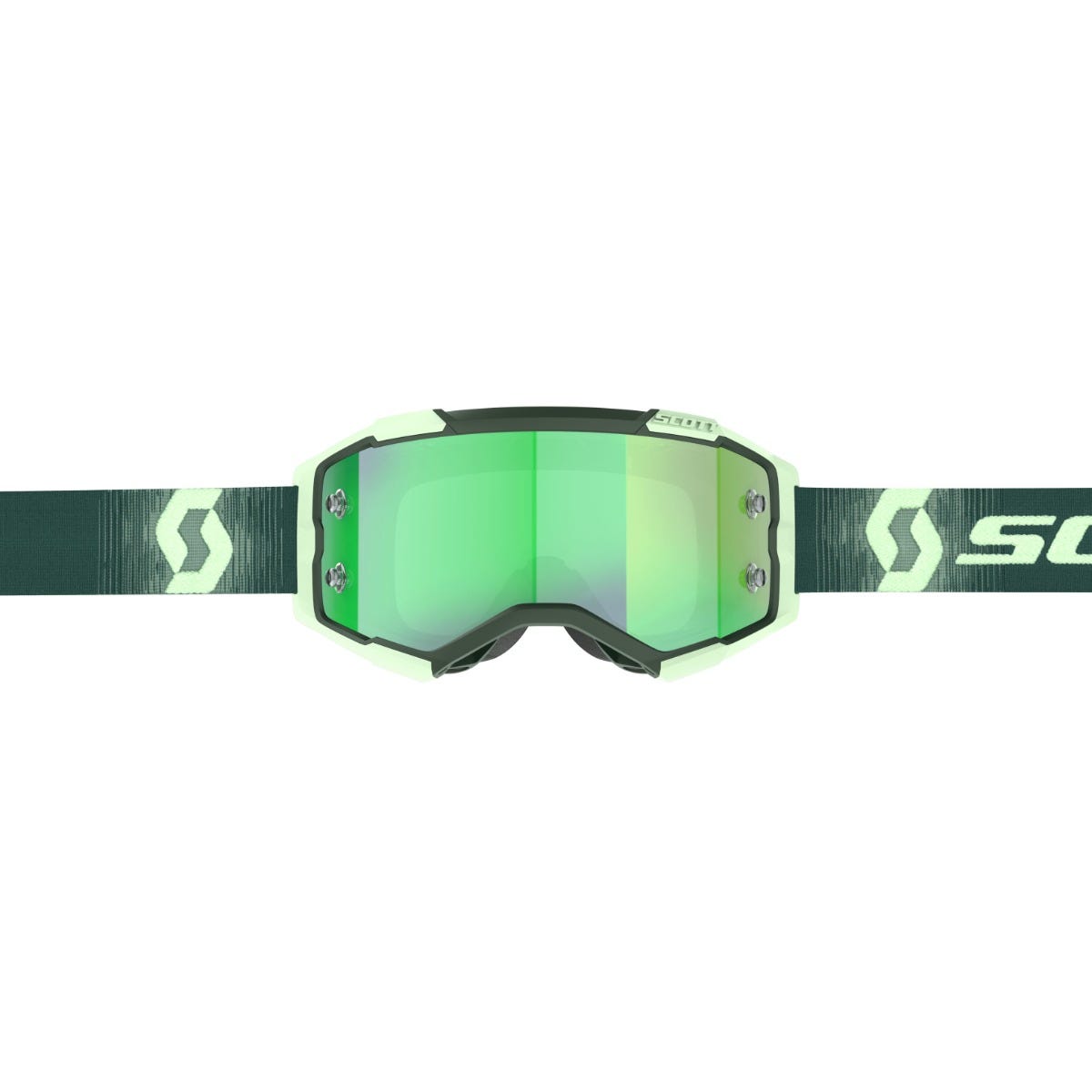 SCOTT Fury Goggle - dark green/mint green | green chrome lens