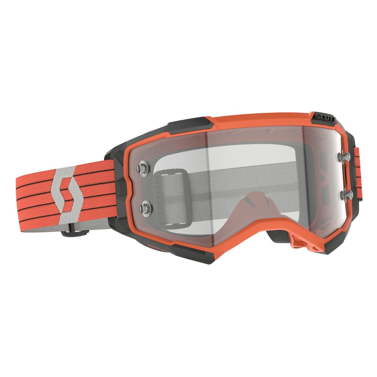 SCOTT Goggle Fury clear orange/grey clear works