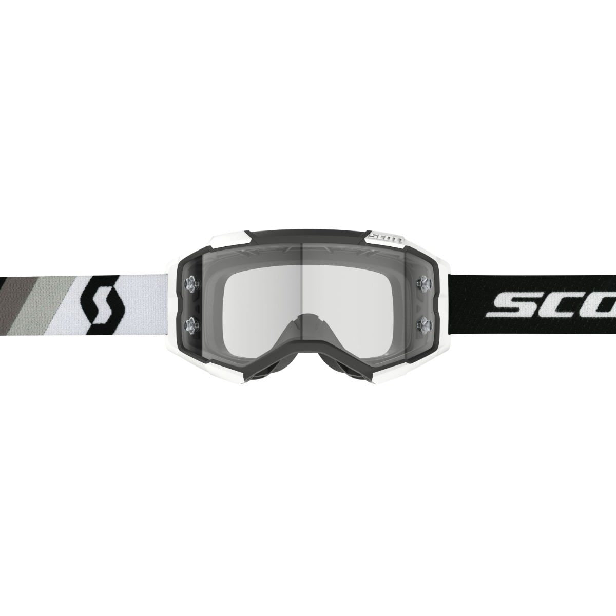 SCOTT Fury Goggle - premium black/white | clear lens