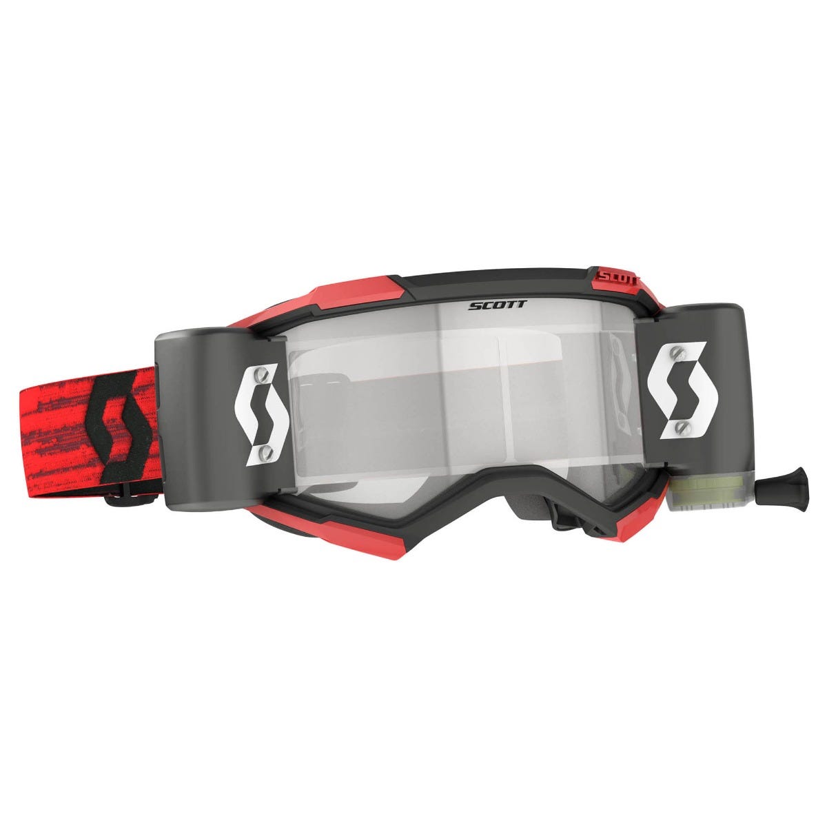 SCOTT Fury WFS Goggle - dark red | clear lens