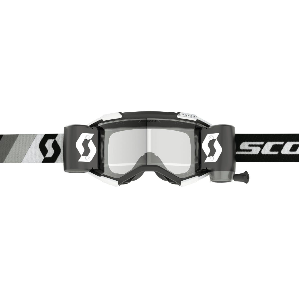 SCOTT Fury WFS Goggle - premium black/white | clear lens