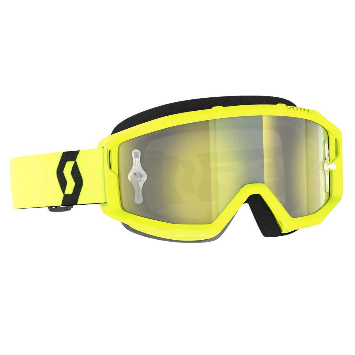 SCOTT Primal Goggle - yellow/black | yellow chrome lens