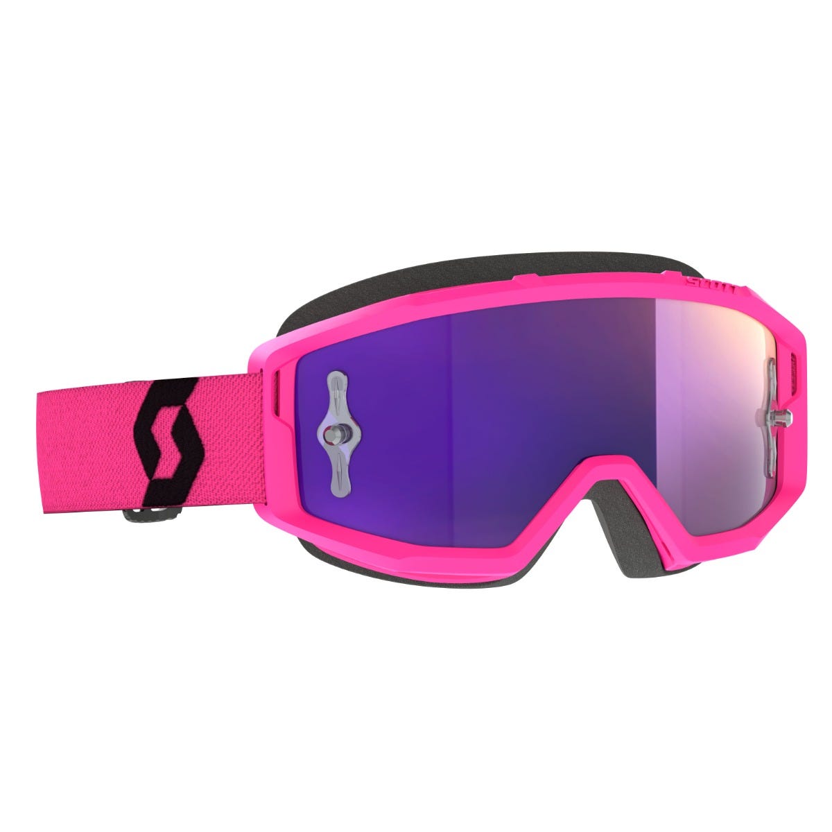 SCOTT Primal Goggle - pink/black | purple chrome lens