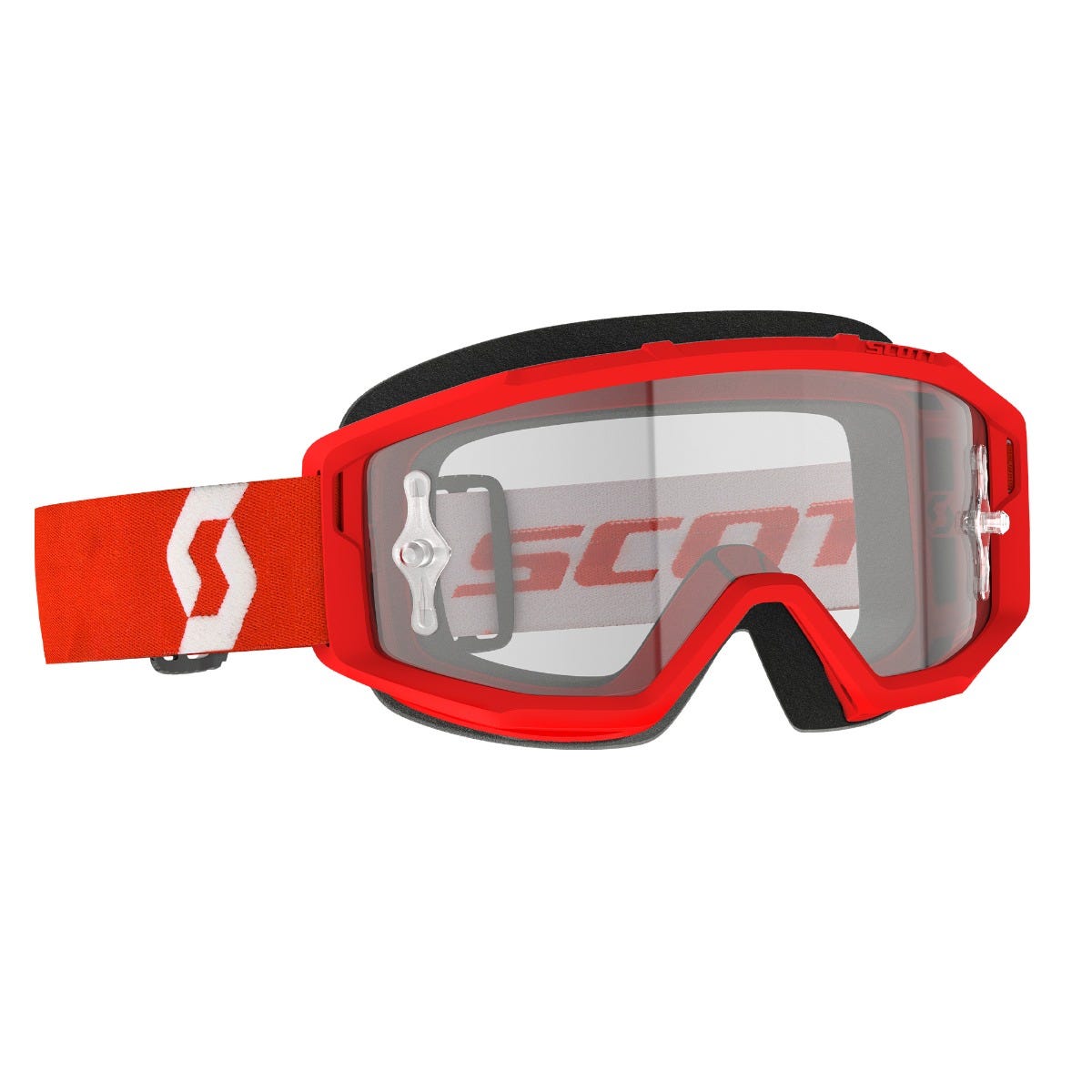 SCOTT Primal Goggle - red/white | clear lens