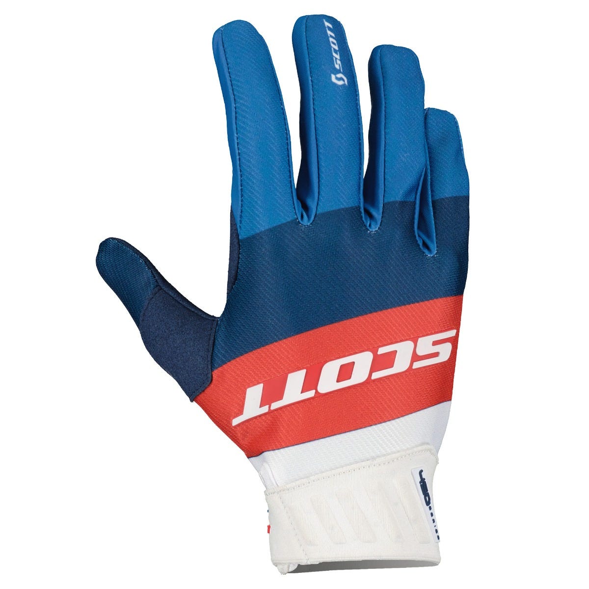 SCOTT Glove 450 Angled blue/red L