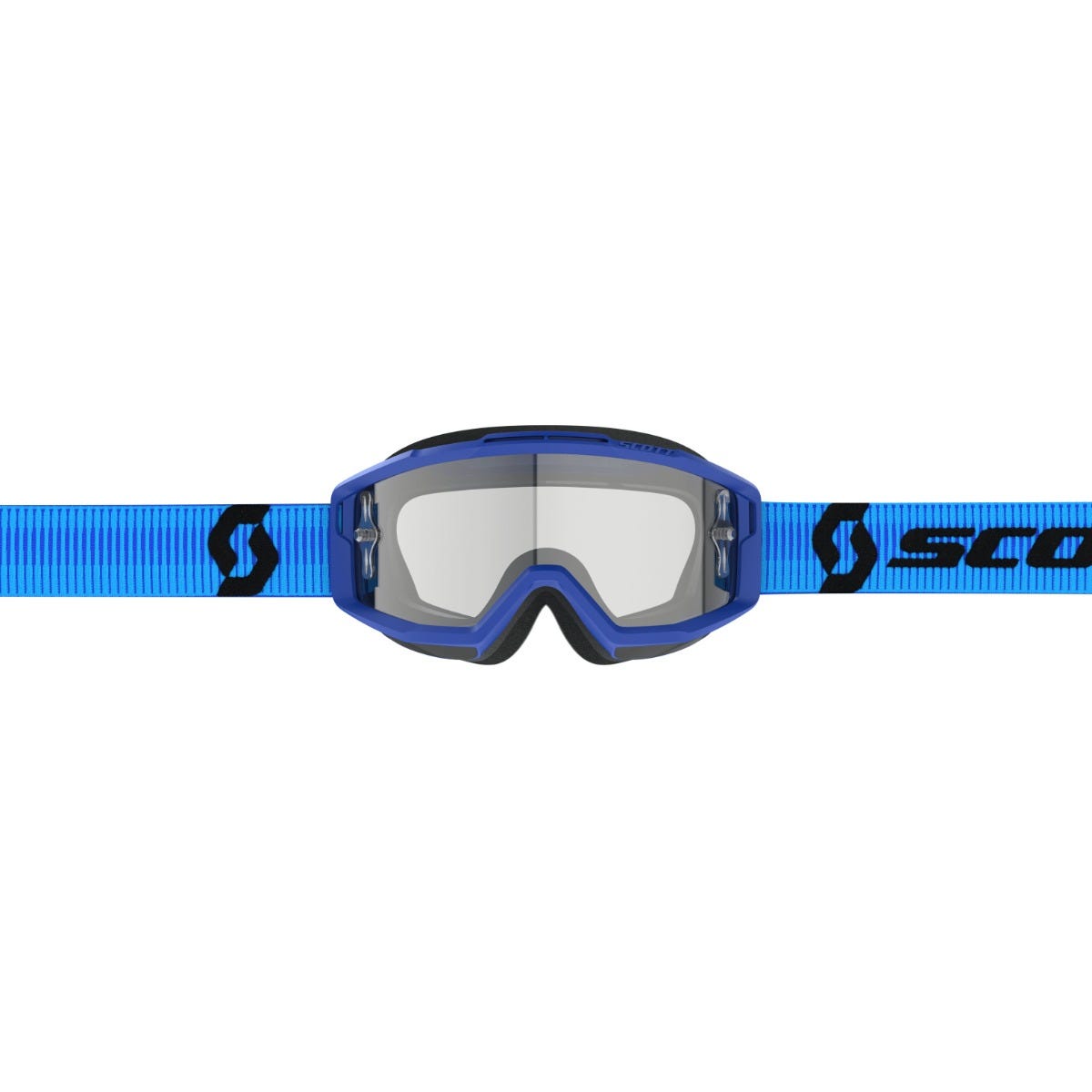 SCOTT Split OTG Goggle - blue/black | clear lens