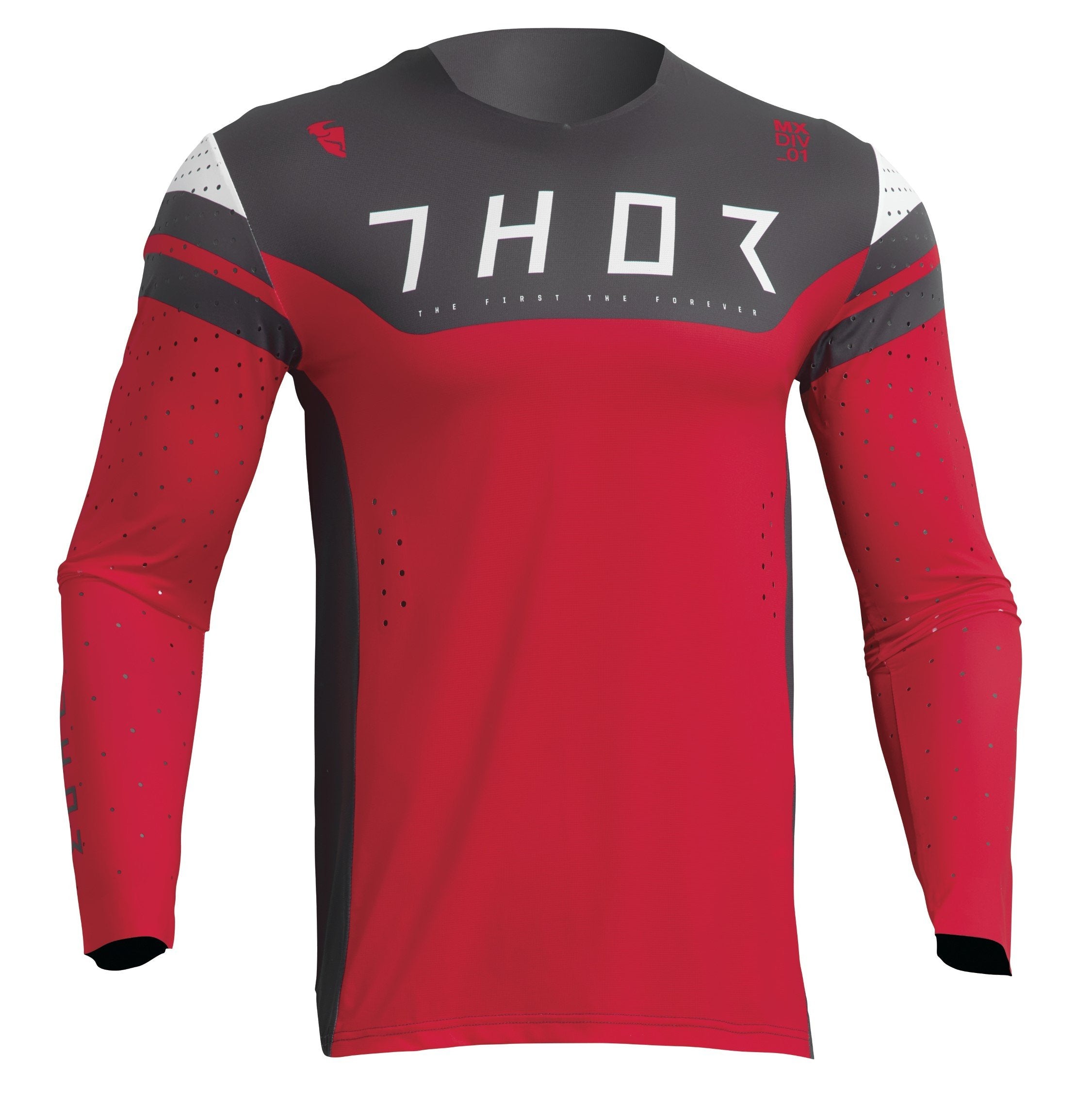 Jersey Prime Rival Red/Char SM – L 2910-7019