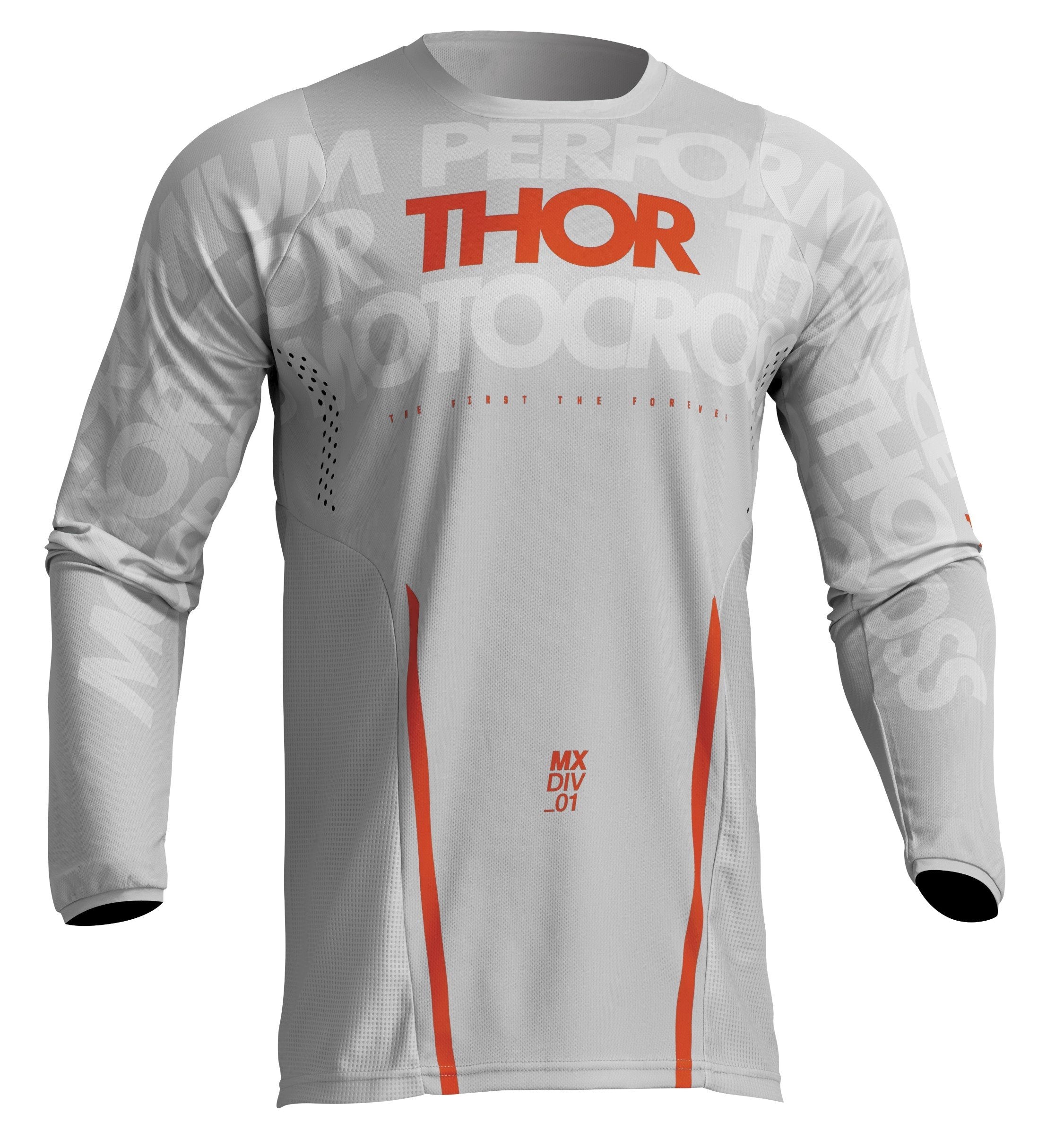 Pulse Jersey Mono Gray/Org SM – S 2910-7109
