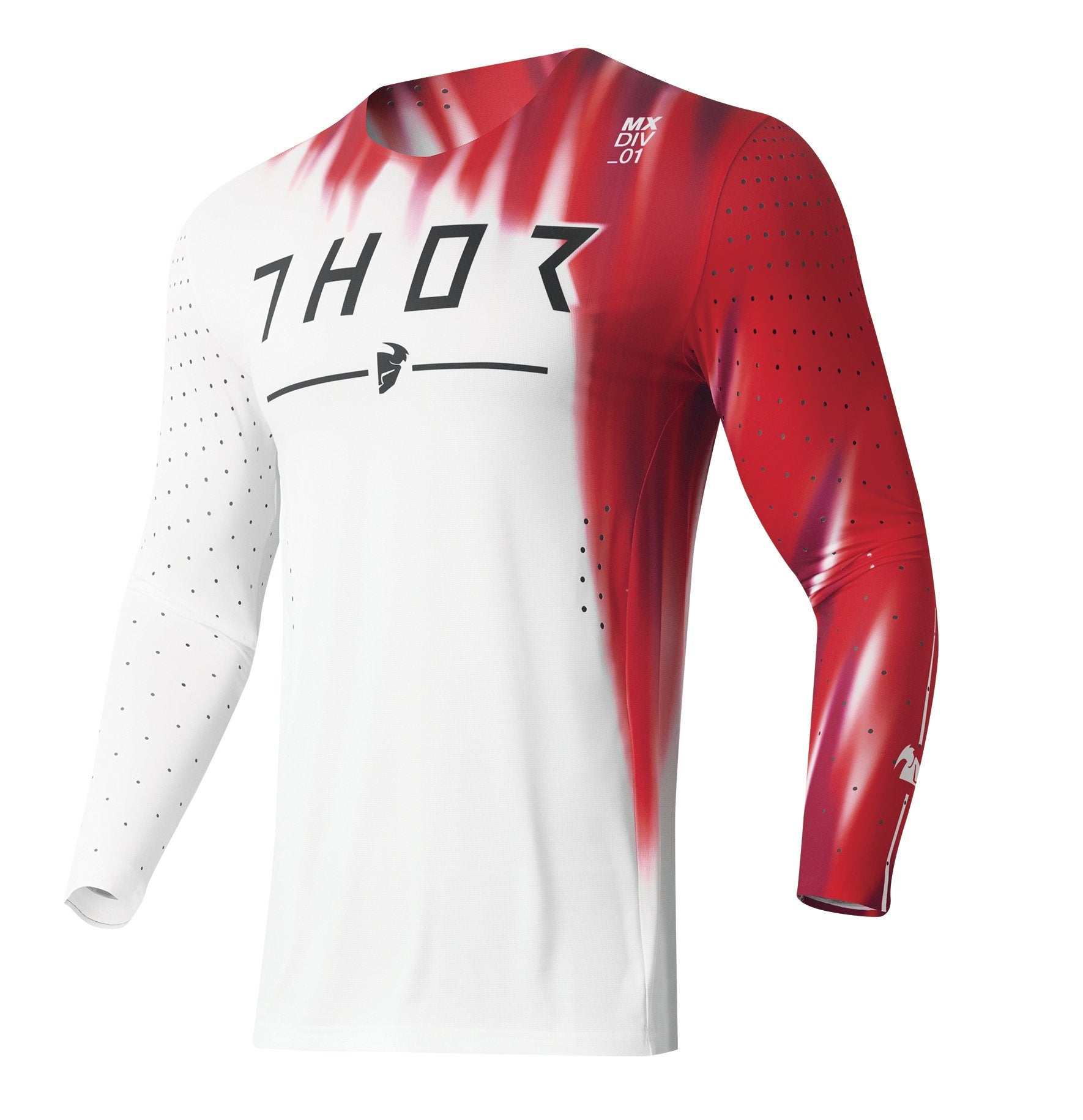 Jersey Prime Freeze White/Red SM – L 2910-7463