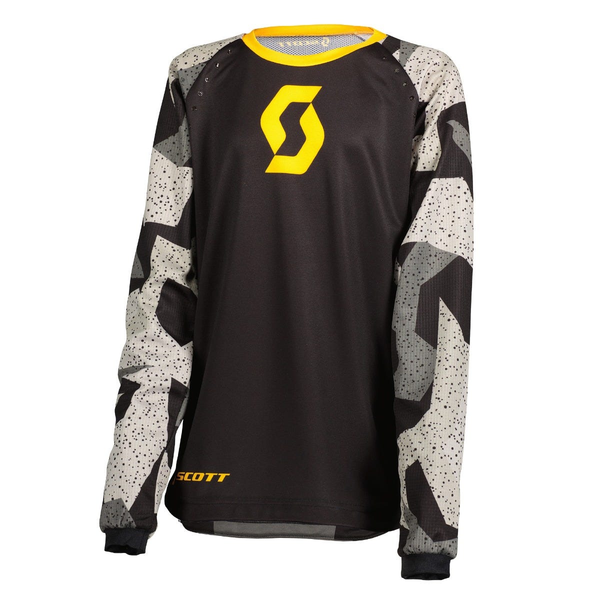 SCOTT Jersey 350 Camo Junior black/yellow L