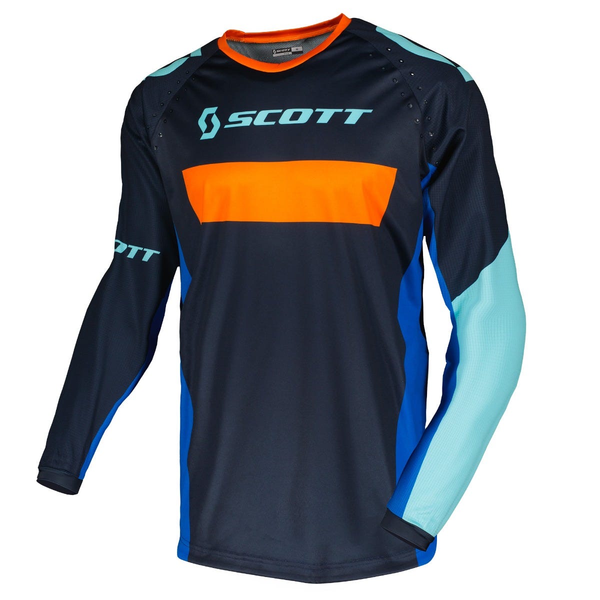 SCOTT Jersey 350 Race Junior blue/orange XL
