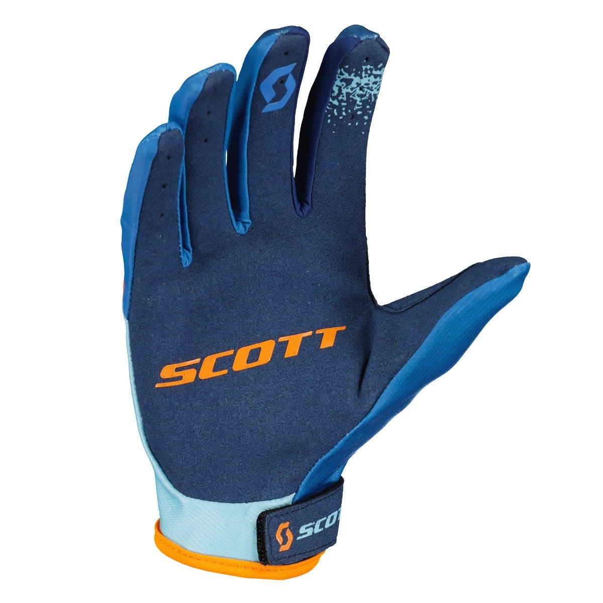 SCOTT Glove 350 Race Evo Junior blue/orange M