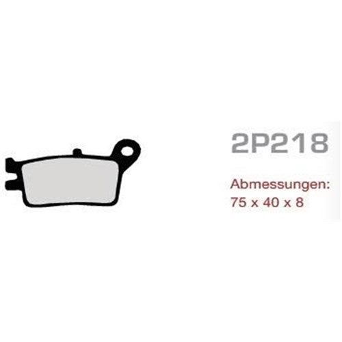 #NISSIN BRAKE PADS 2P-218 NS