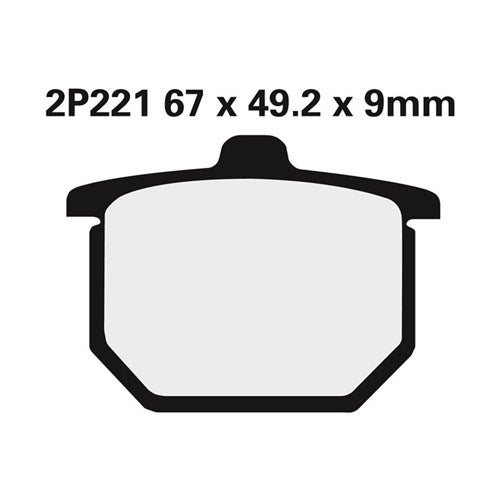 #NISSIN BRAKE PADS 2P-221 NS