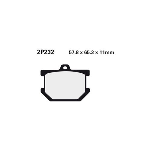 #NISSIN BRAKE PADS 2P-232 SS