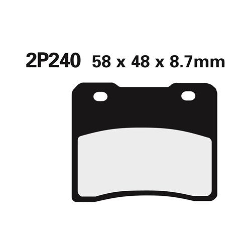 #NISSIN BRAKE PADS 2P-240 SS