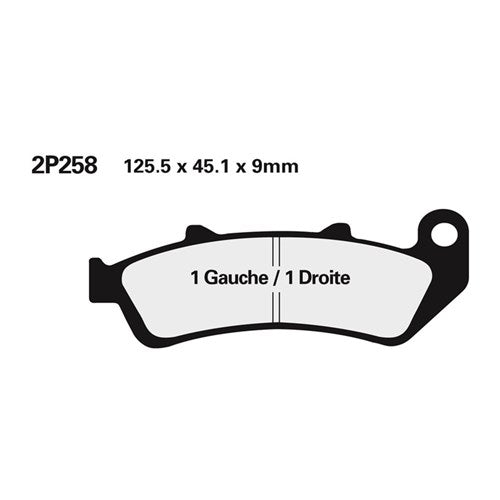#NISSIN BRAKE PADS 2P-258 ST SINT