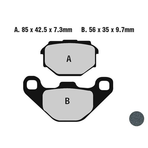 #NISSIN BRAKE PADS 2P-263 SS