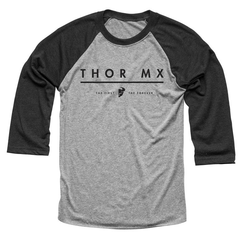 Tee S9W 3/4 MX Black SM – L 3031-3468