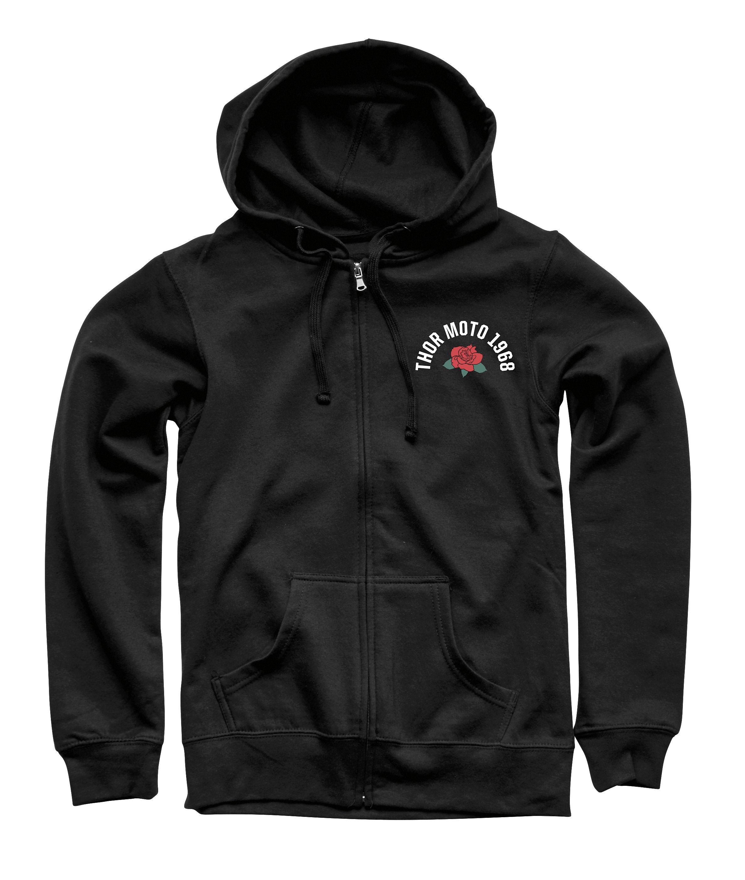 Fleece S20W Rose Zip Black – M 3051-1112