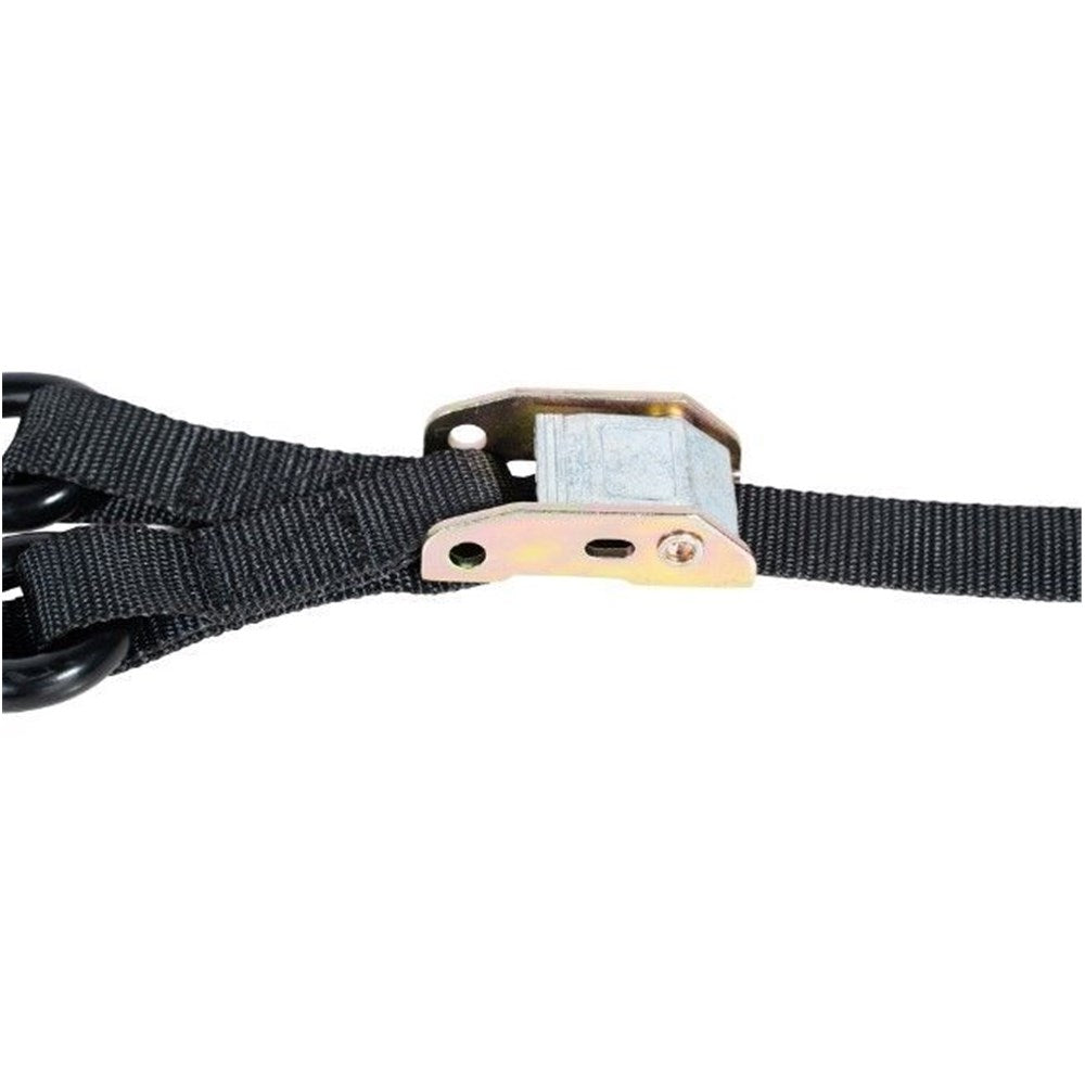 ONEAL TIEDOWNS 1 IN W/ SOFT LOOP BLK/BLK