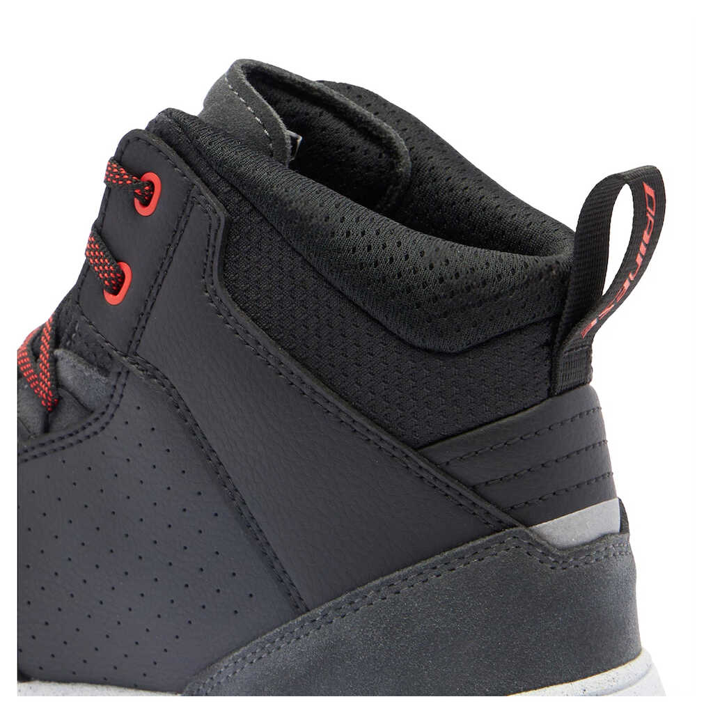 Dainese Suburb D-WP Shoes - BLK/WHT/RD-LAVA