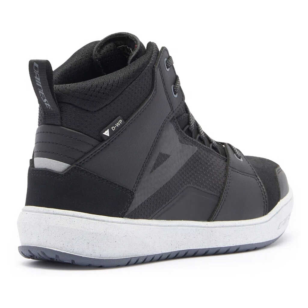 Dainese Suburb D-WP Shoes - BLK/WHT/IRN-GT