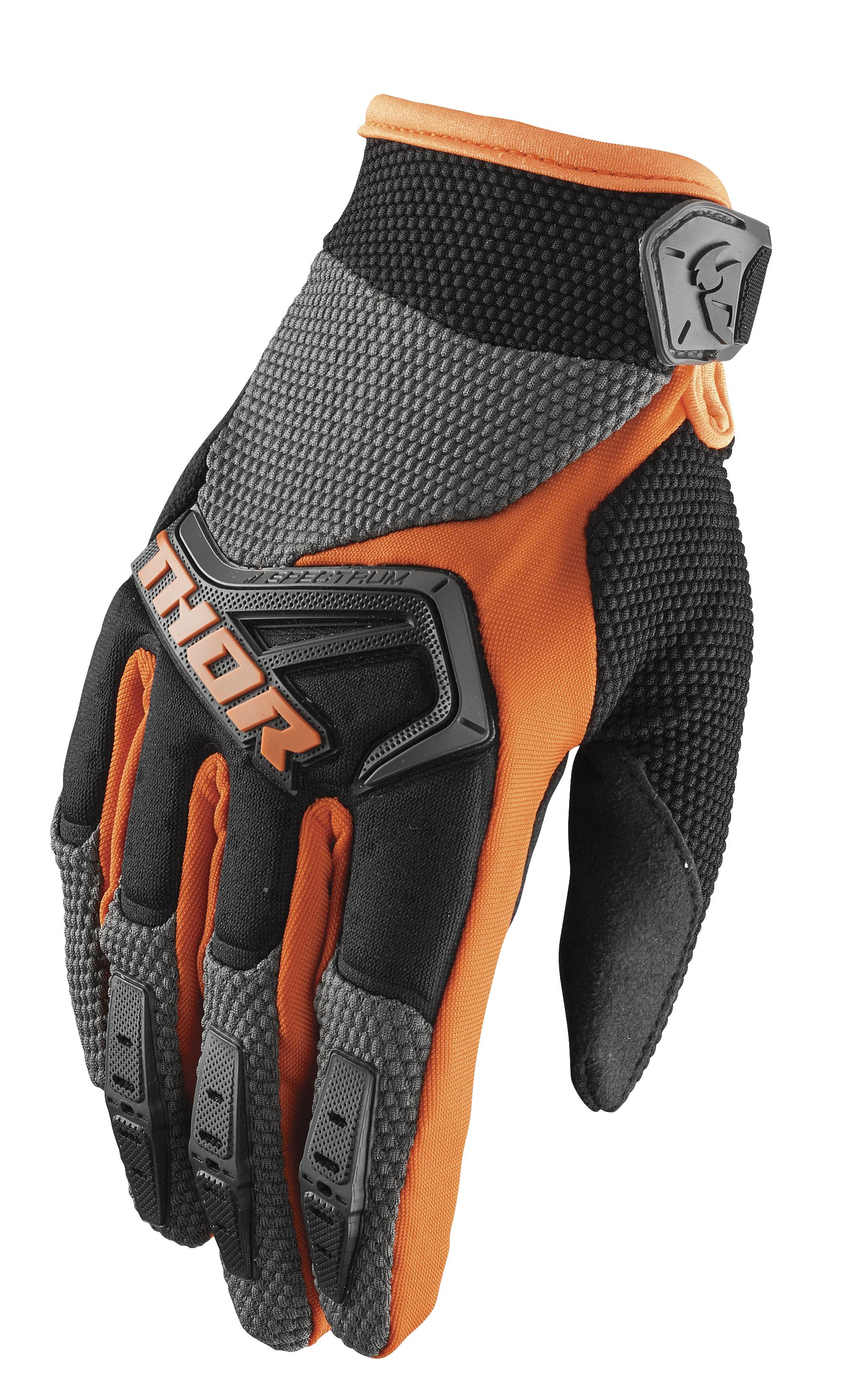Glove S18 Spectrum Char/Orange XS – XS 3330-4638