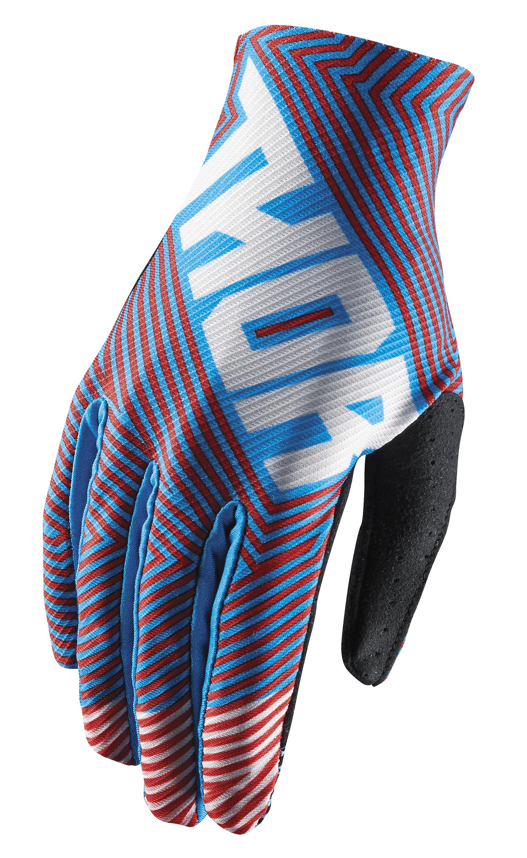 Glove S18Y Void Geo Blue/Red 2XS – S 3332-1244