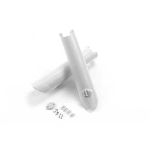 UFO HUSKY TC/FC 15-19 TE/FE 16-18 FORK SLIDER PROTECTORS (WHT)