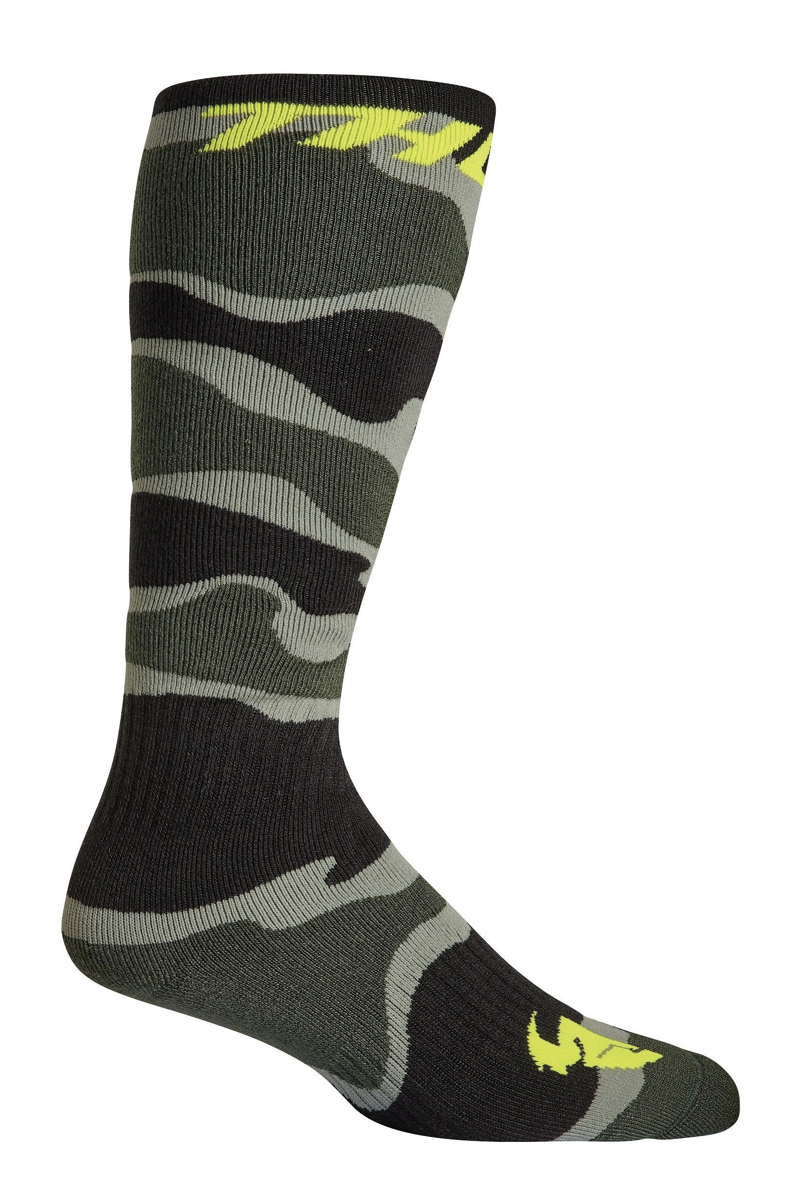 Sock MX Camo Green/White 6-9 3431-0671