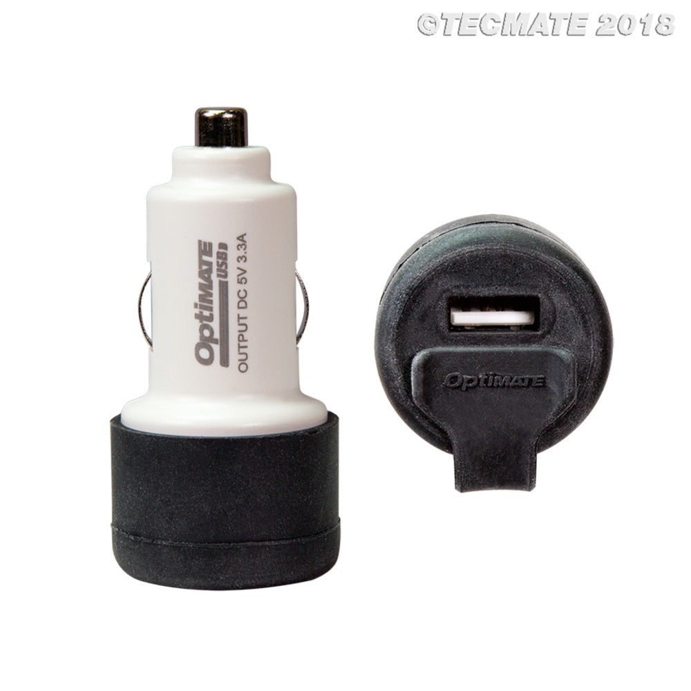 Optimate Auto Plug with 2 USB ports